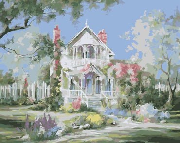 House Oil Painting By Numbers