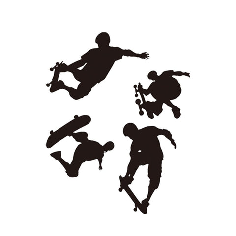 Creative Skater Boy Wall Sticker