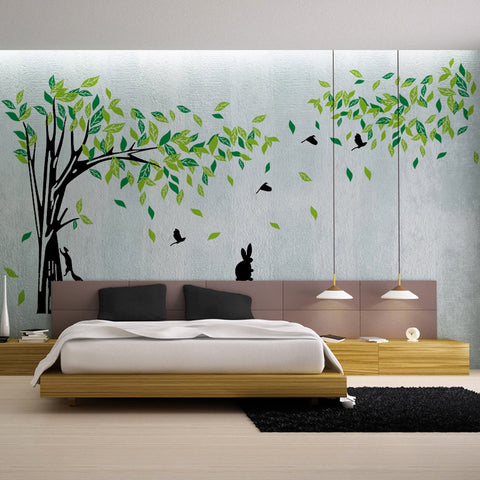 Green Tree Removable Wall Sticker