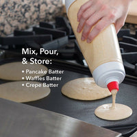 Bottle Cupcake Pancake Crepe Batter