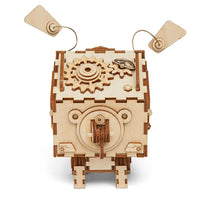 Seymour DIY Wooden Clockwork Music Box