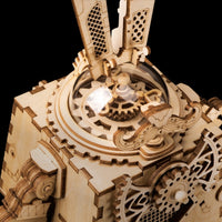 Bunny DIY Wooden Clockwork Music Box