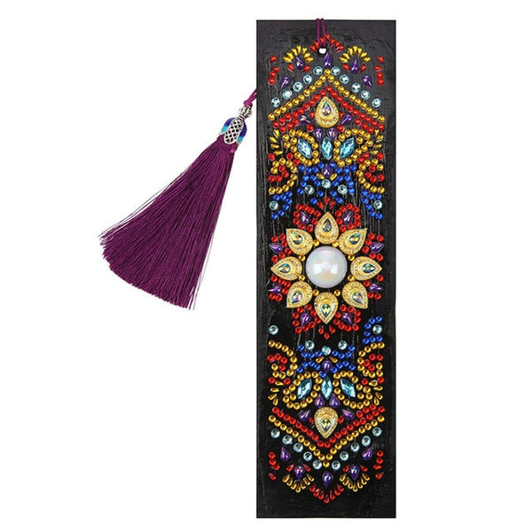 DIY Diamond Painting Leather Bookmark