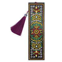 DIY Diamond Painting Leather Bookmark