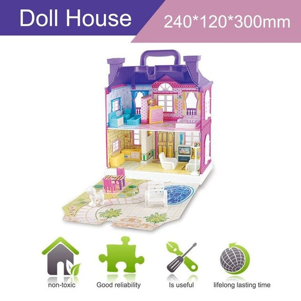 DIY Doll House With Furniture