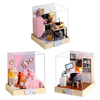 DIY Doll House Furniture Kit with LED