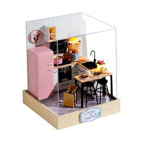 DIY Doll House Furniture Kit with LED