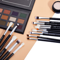Black/Silver Professional Make up Brushes Set