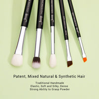 Black/Silver Professional Make up Brushes Set