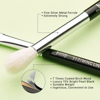 Black/Silver Professional Make up Brushes Set