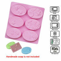 Oval Silicone Soap Mold