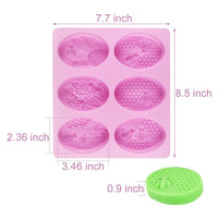 Oval Silicone Soap Mold