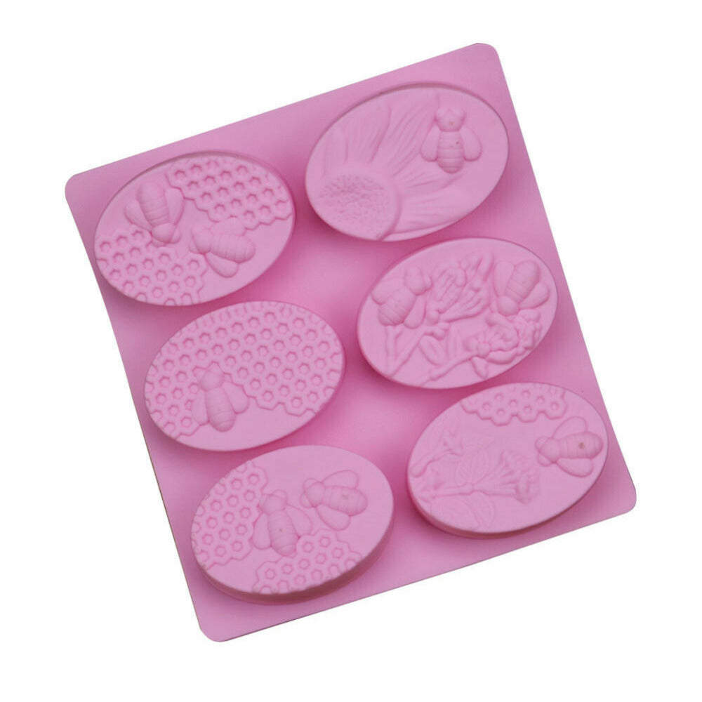 Oval Silicone Soap Mold