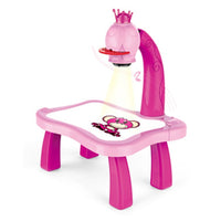 Kids Learning Painting Table With Light