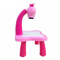 Kids Learning Painting Table With Light