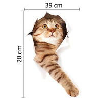 Cute DIY Cat Adhesive Family Wall Stickers