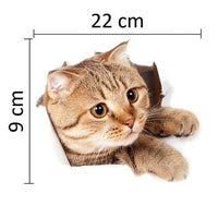 Cute DIY Cat Adhesive Family Wall Stickers
