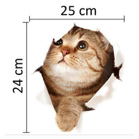 Cute DIY Cat Adhesive Family Wall Stickers
