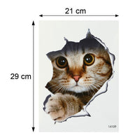 Cute DIY Cat Adhesive Family Wall Stickers
