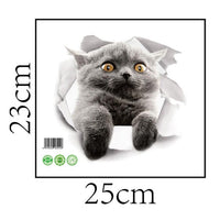 Cute DIY Cat Adhesive Family Wall Stickers