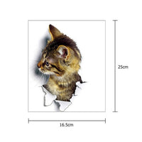 Cute DIY Cat Adhesive Family Wall Stickers