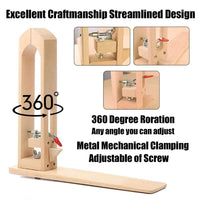 Wood Leather Retaining Clip
