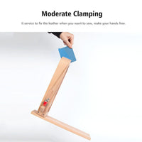 Wood Leather Retaining Clip