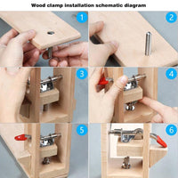 Wood Leather Retaining Clip