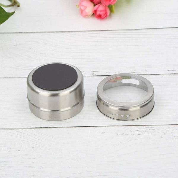 Magnetic Stainless Steel Seasoning Jar
