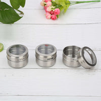 Magnetic Stainless Steel Seasoning Jar