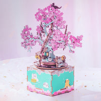 DIY Wooden Music Box Assembly Model Kits