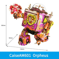 Orpheus DIY Wooden Clockwork Music Box