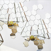 Hexagon Mirror Wall Sticker