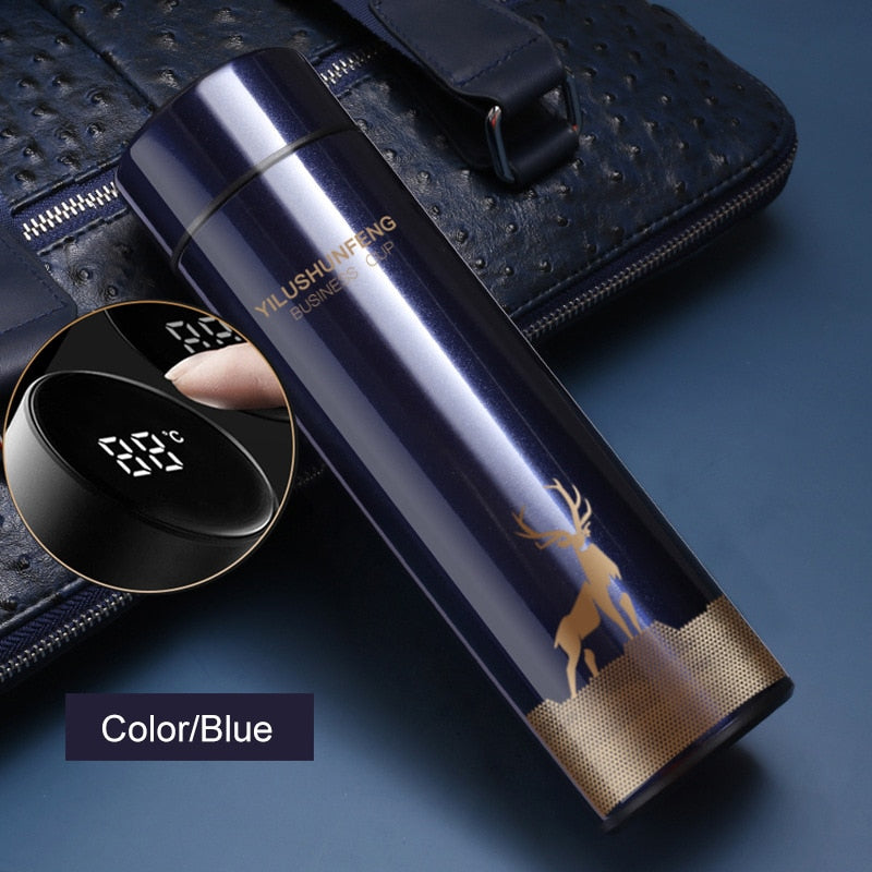 LED Temperature Display Water Bottle Touch Screen