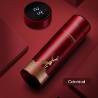 LED Temperature Display Water Bottle Touch Screen