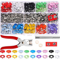 100PCs/Sets 10 Colors Metal Sewing Buttons