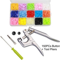 100PCs/Sets 10 Colors Metal Sewing Buttons