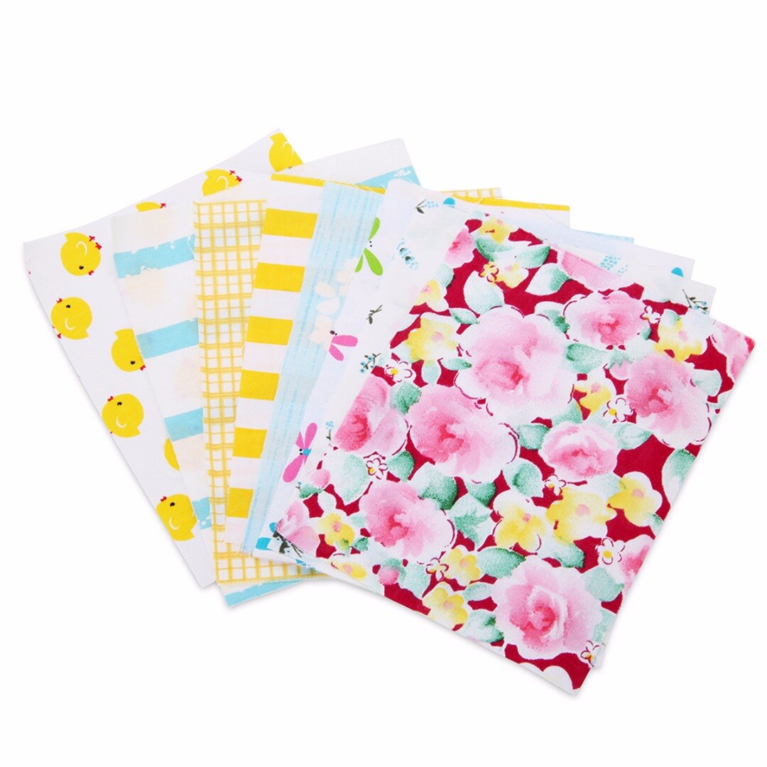 100pcs Cotton Foral Sewing Fabric