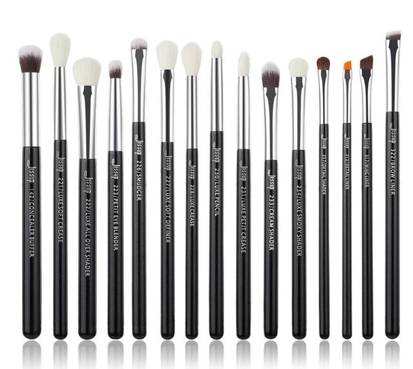 Black/Silver Professional Make up Brushes Set