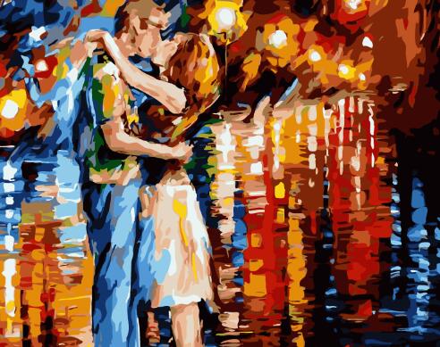 Couple Oil Painting By Numbers