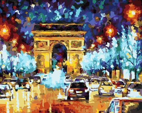 Street Oil Painting By Numbers