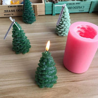 3D Christmas Tree Candle Mold
