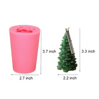 3D Christmas Tree Candle Mold
