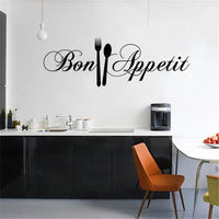 Diy Knife Fork Kitchen Wall Stickers
