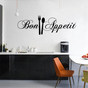 Diy Knife Fork Kitchen Wall Stickers