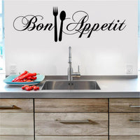 Diy Knife Fork Kitchen Wall Stickers