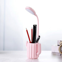 Cactus pen holder desk lamp