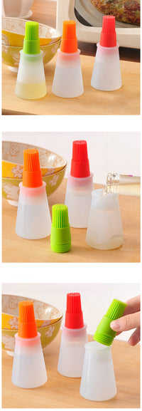 1Pcs Silicone Liquid Oil Brush