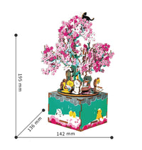 DIY Wooden Music Box Assembly Model Kits
