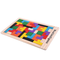 Wooden Tetris Puzzle